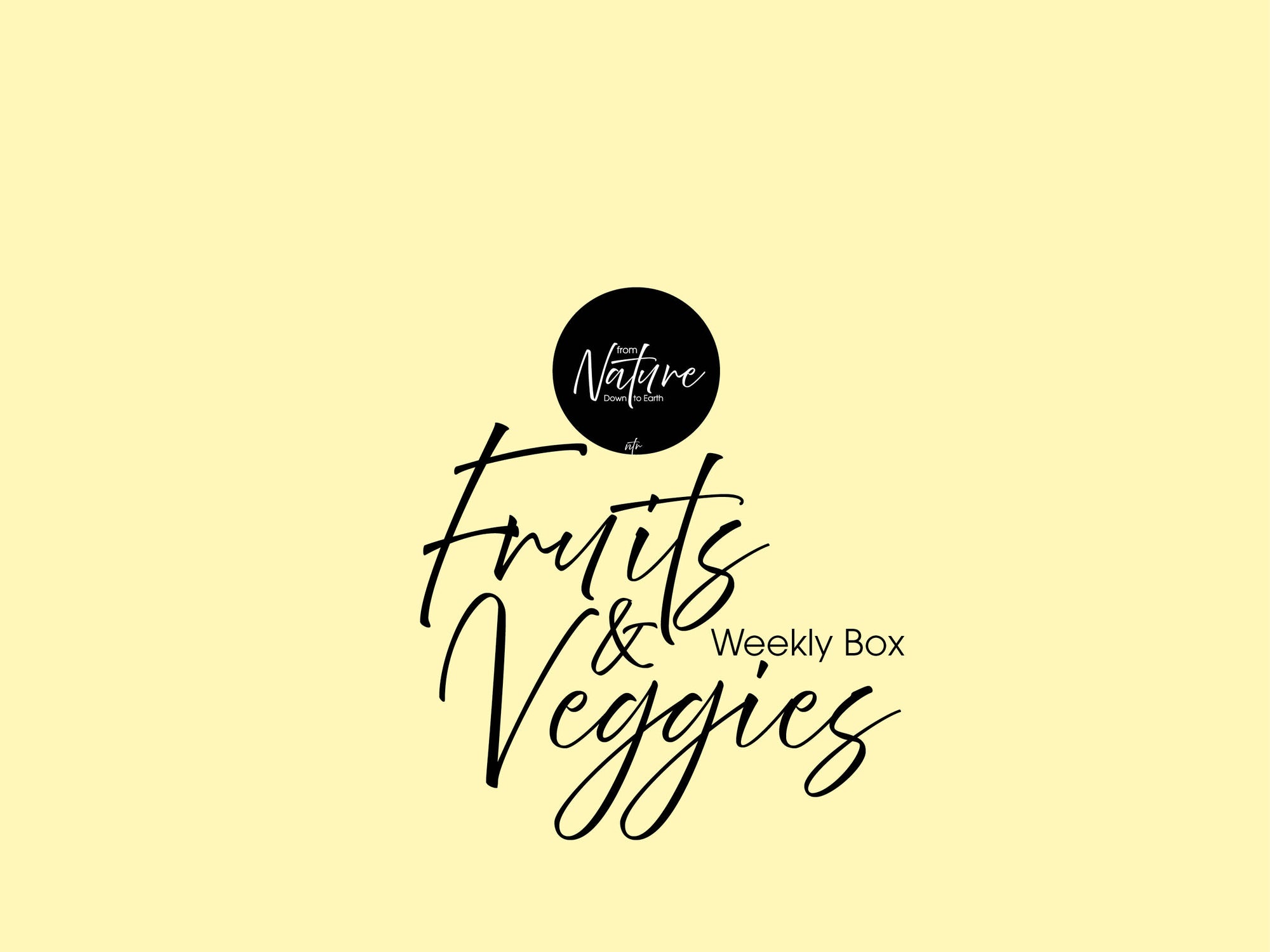 Fruits & Vegetables: Weekly Box