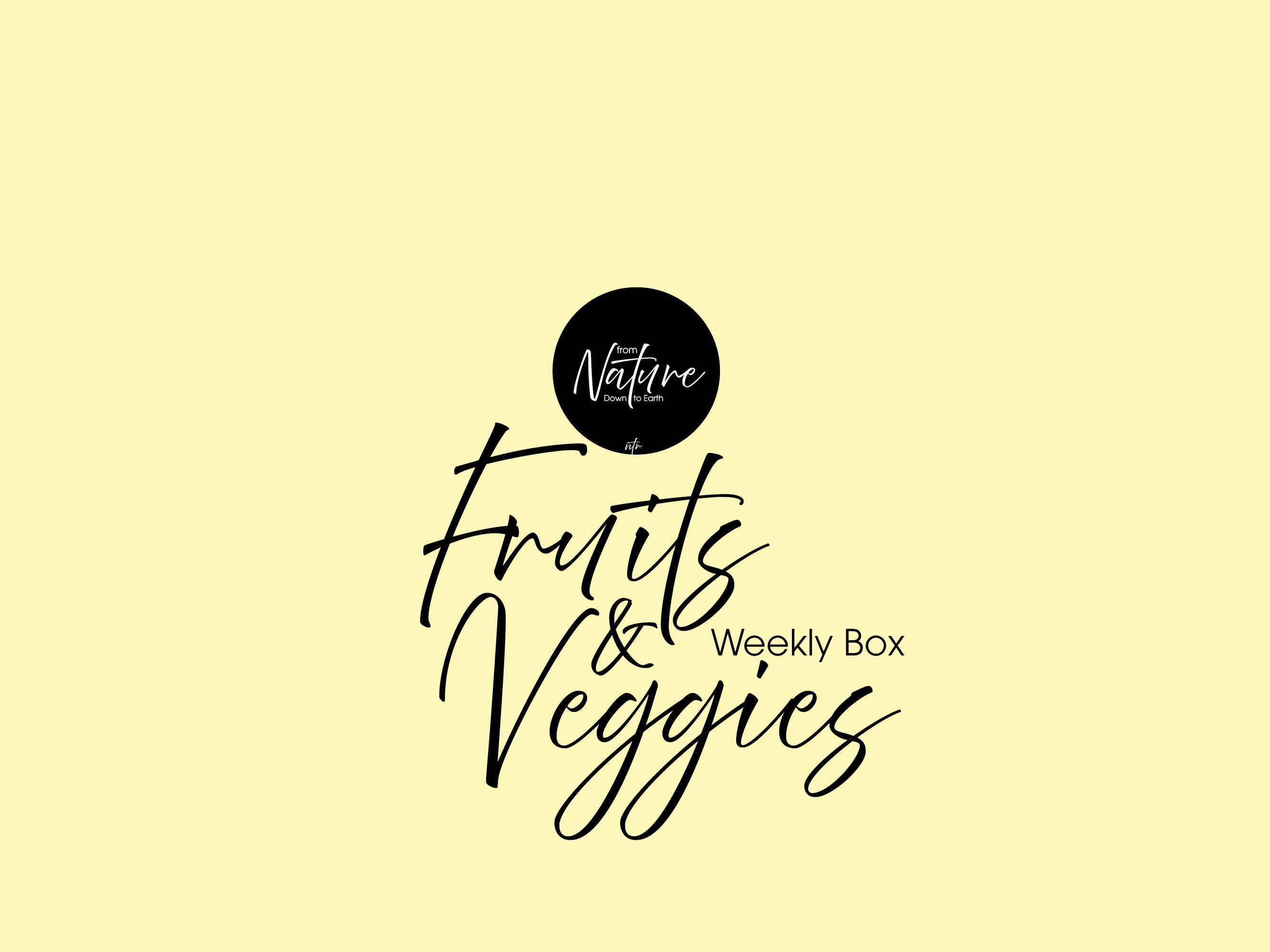Fruits & Vegetables: Weekly Box